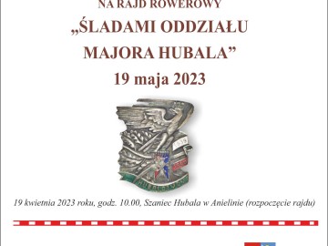 zaproszenie rajd sc hubala2023, 